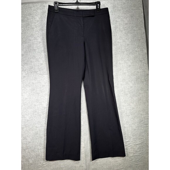 Lands’ End Wool Blend Women’s 6 Blue Wide Leg Dress Pants 31x31” Stretch - Picture 1 of 9